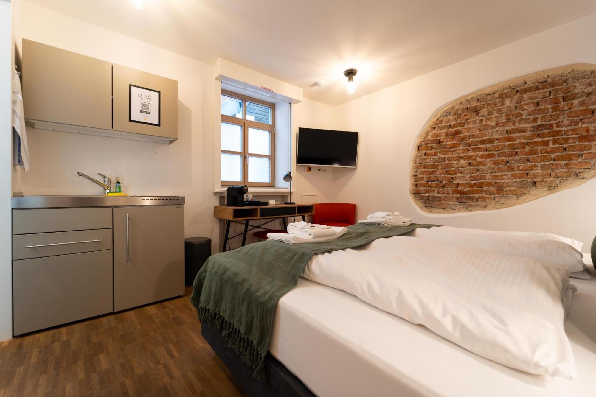 Dreamcation Altstadthotel Regensburg, Mikro Apartments Mit Kueche Luaran gambar